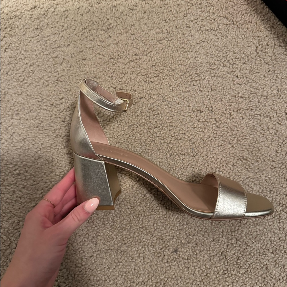 Nordstrom Gold Heels